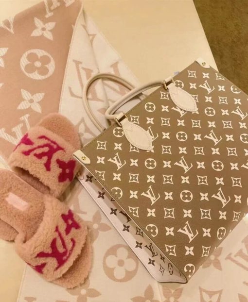 Louis Vuitton Onthego MM M46128 M46060 Khaki - Image 3