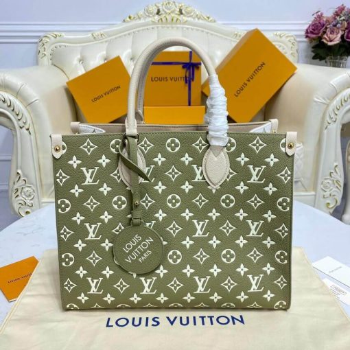 Louis Vuitton Onthego MM M46128 M46060 Khaki - Image 5