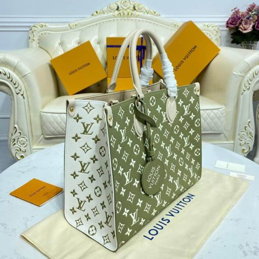 Louis Vuitton Onthego MM M46128 M46060 Khaki - Image 6