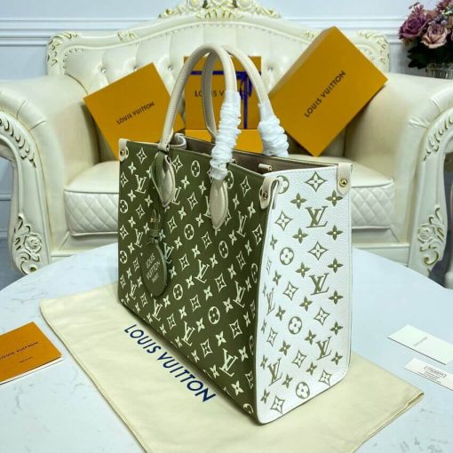 Louis Vuitton Onthego MM M46128 M46060 Khaki - Image 7