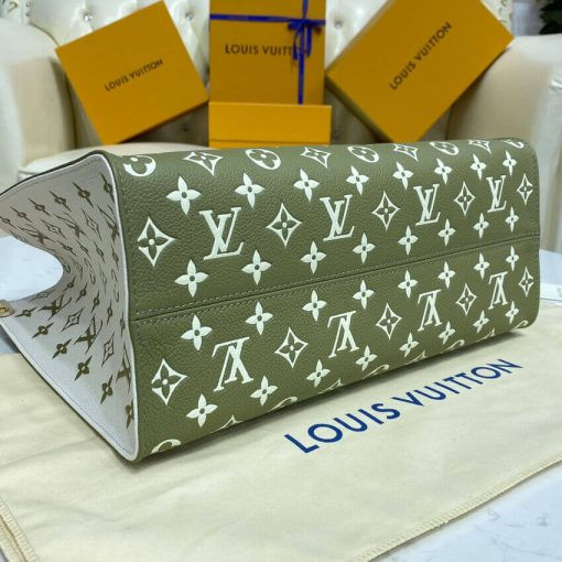 Louis Vuitton Onthego MM M46128 M46060 Khaki - Image 9
