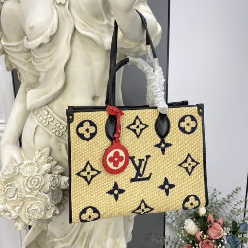 Louis Vuitton OnTheGo MM M57723 M57707 Blue - Image 3