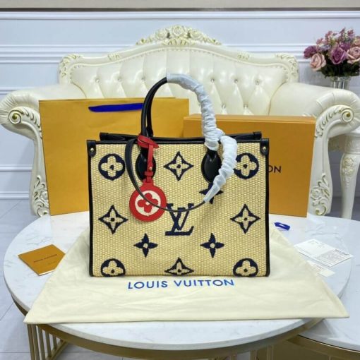 Louis Vuitton OnTheGo MM M57723 M57707 Blue - Image 4