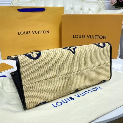 Louis Vuitton OnTheGo MM M57723 M57707 Blue - Image 7
