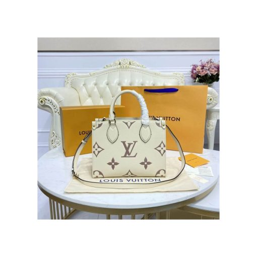 Louis Vuitton Onthego PM M45779 M45654 M45659 Beige - Image 4