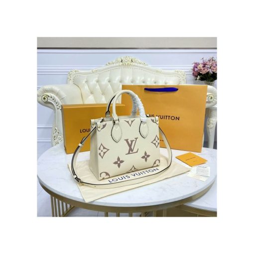 Louis Vuitton Onthego PM M45779 M45654 M45659 Beige - Image 5