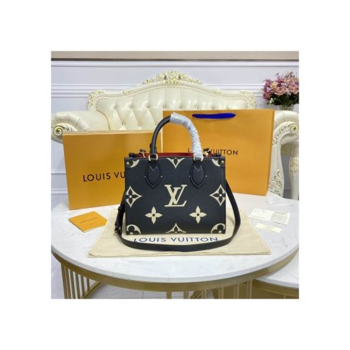 Louis Vuitton Onthego PM M45779 M45654 M45659 Black - Image 5
