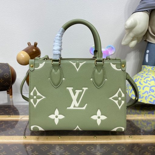 Louis Vuitton OnTheGo PM M46647 Kaki Creme - Image 4