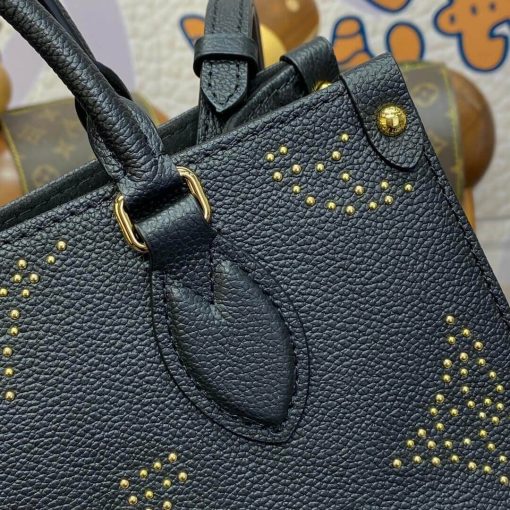 Louis Vuitton OnTheGo PM M46733 Black Monogram Empreinte With Studs - Image 11