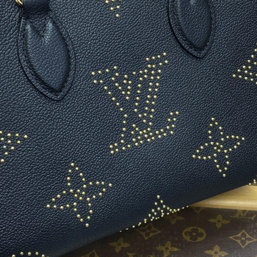 Louis Vuitton OnTheGo PM M46733 Black Monogram Empreinte With Studs - Image 10