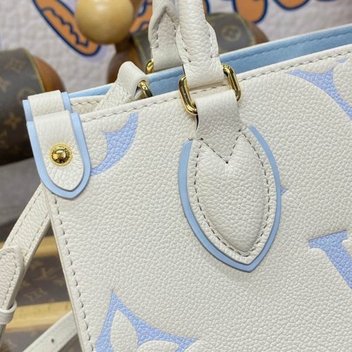 Louis Vuitton OnTheGo PM M46833 Latte Candy Blue - Image 10