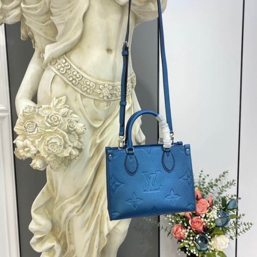 Louis Vuitton Onthego PM M58956 Navy Nacre - Image 3