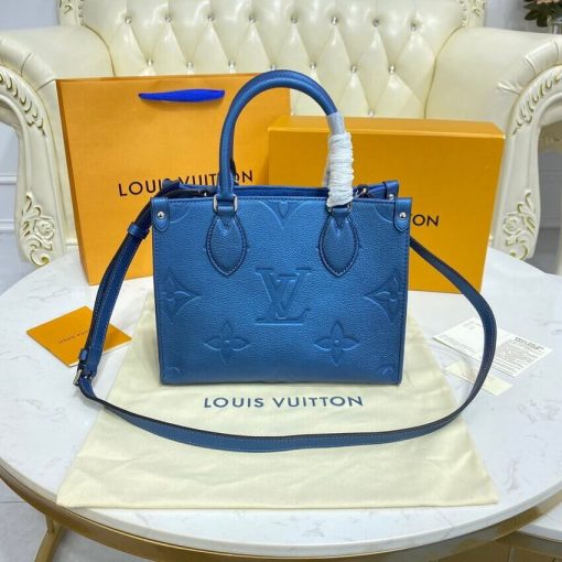 Louis Vuitton Onthego PM M58956 Navy Nacre - Image 5