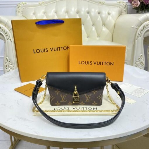 Louis Vuitton Padlock On Strap M80559 M80763 Black - Image 5