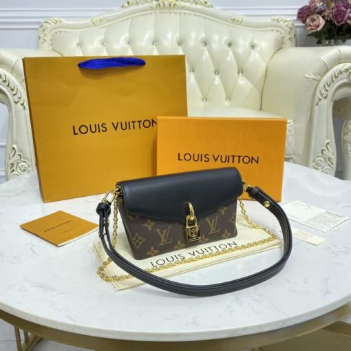 Louis Vuitton Padlock On Strap M80559 M80763 Black - Image 6