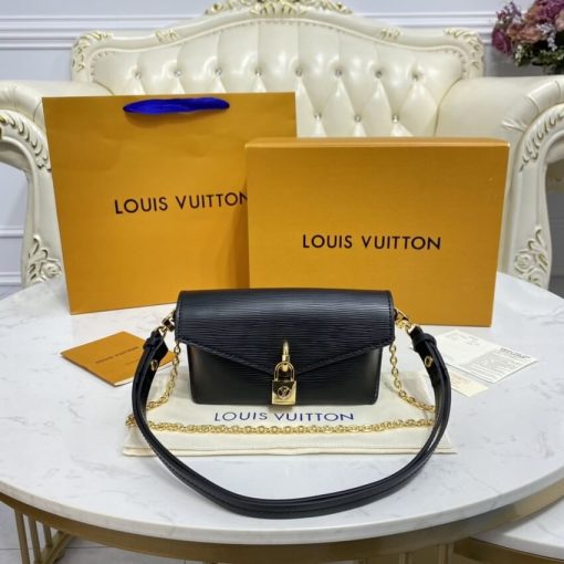 Louis Vuitton Padlock On Strap M80682 M80819 Black - Image 5