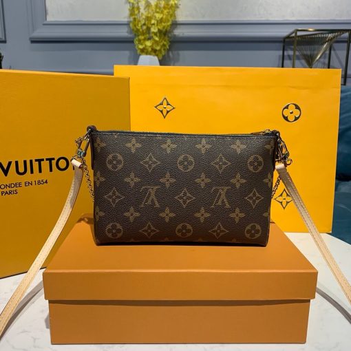 Louis Vuitton Pallas Clutch M41638 M41639 M44058 M44037 Burgundy - Image 13