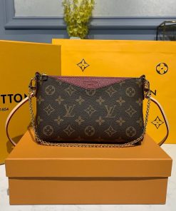 Louis Vuitton Pallas Clutch M41638 M41639 M44058 M44037 Burgundy