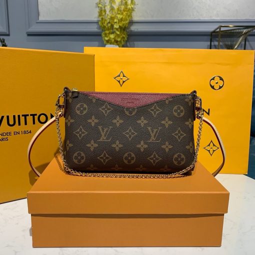Louis Vuitton Pallas Clutch M41638 M41639 M44058 M44037 Burgundy