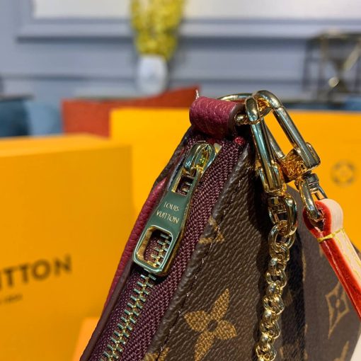 Louis Vuitton Pallas Clutch M41638 M41639 M44058 M44037 Burgundy - Image 7