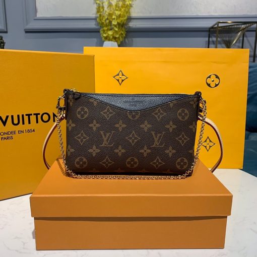 Louis Vuitton Pallas Clutch M41638 M41639 M44058 M44037 Burgundy - Image 11