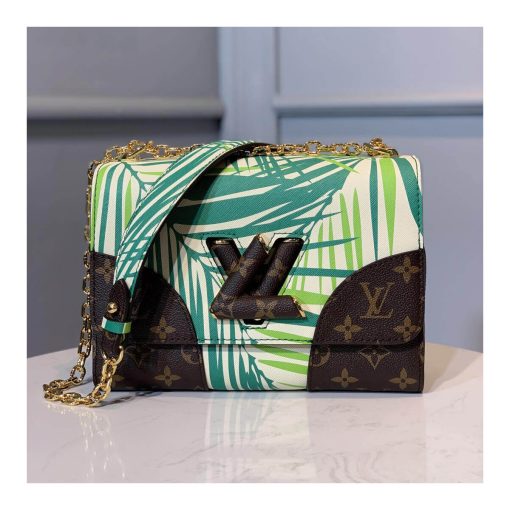 Louis Vuitton Palm Print Twist MM Bag M50282 - Image 2