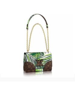 Louis Vuitton Palm Print Twist MM Bag M50282