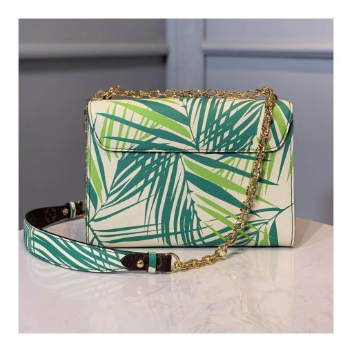 Louis Vuitton Palm Print Twist MM Bag M50282 - Image 7