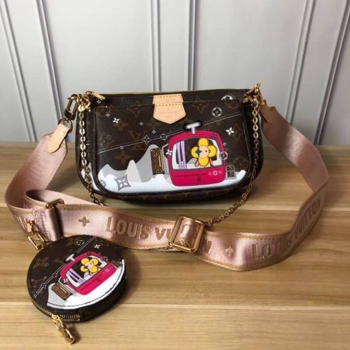 Louis Vuitton Paris Multi Pochette Accessoires M44813 Pink - Image 2
