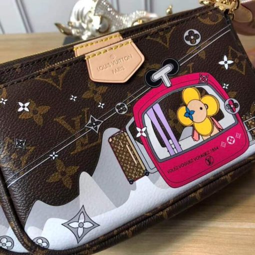 Louis Vuitton Paris Multi Pochette Accessoires M44813 Pink - Image 4