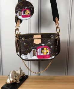 Louis Vuitton Paris Multi Pochette Accessoires M44813 Green