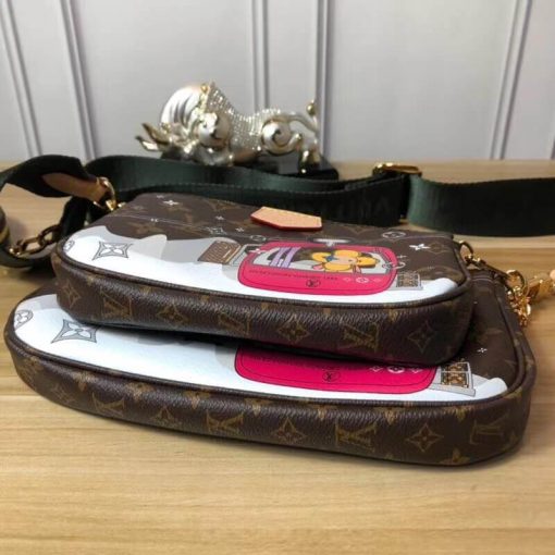 Louis Vuitton Paris Multi Pochette Accessoires M44813 Green - Image 7
