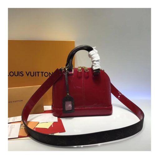 Louis Vuitton Patent Leather Alma BB M54785 Red - Image 2