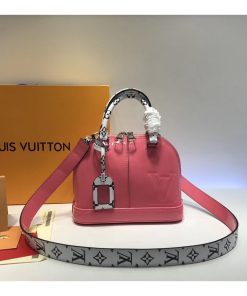 Louis Vuitton Patent Leather Alma BB M54785 Vieux Rose