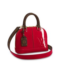 Louis Vuitton Patent Leather Alma BB M54785 Red