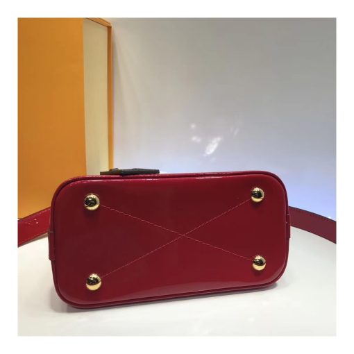 Louis Vuitton Patent Leather Alma BB M54785 Red - Image 5