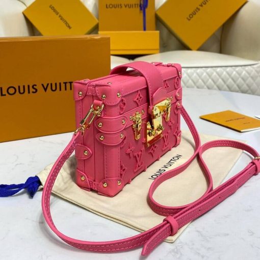 Louis Vuitton Petite Malle Bag M20745 Fluo Pink - Image 3
