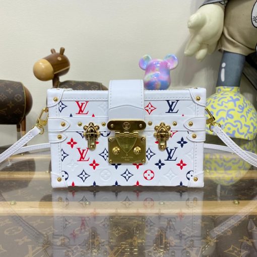 Louis Vuitton Petite Malle M23541 In Monogram Lambskin White - Image 4