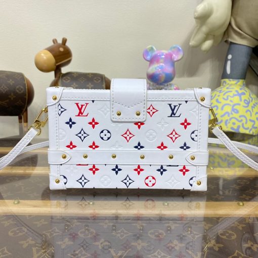 Louis Vuitton Petite Malle M23541 In Monogram Lambskin White - Image 5