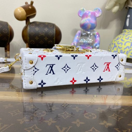 Louis Vuitton Petite Malle M23541 In Monogram Lambskin White - Image 7