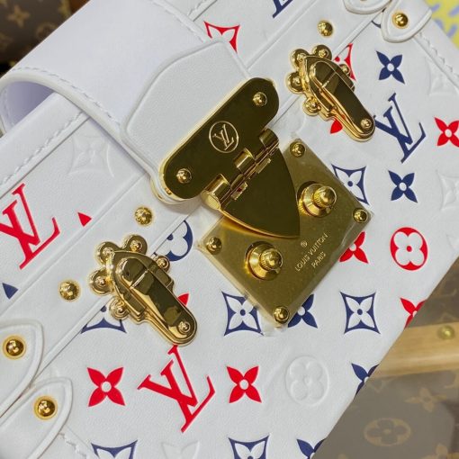 Louis Vuitton Petite Malle M23541 In Monogram Lambskin White - Image 8