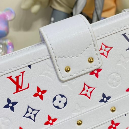 Louis Vuitton Petite Malle M23541 In Monogram Lambskin White - Image 9