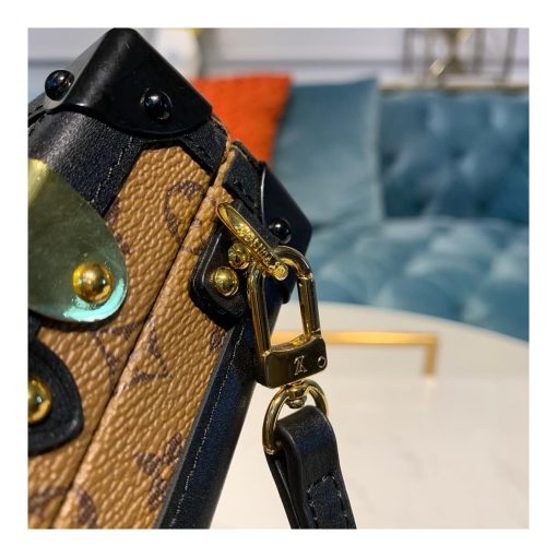 Louis Vuitton Petite Malle M53201 M53253 Black - Image 8