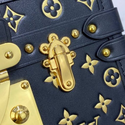 Louis Vuitton Petite Malle Monogram Metal Bag M57817 - Image 11