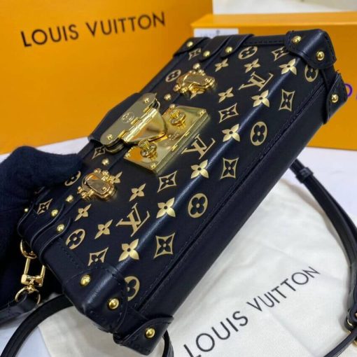 Louis Vuitton Petite Malle Monogram Metal Bag M57817 - Image 7