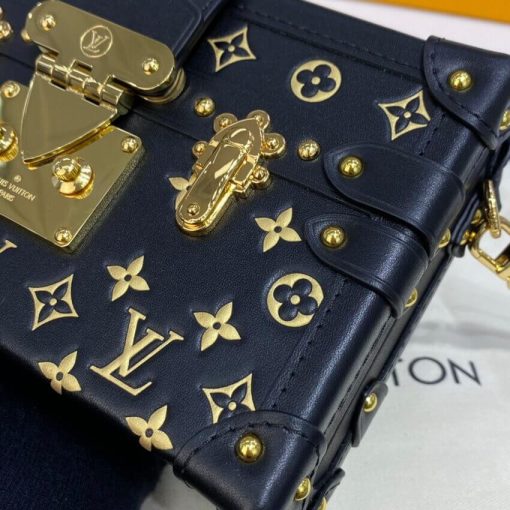 Louis Vuitton Petite Malle Monogram Metal Bag M57817 - Image 8