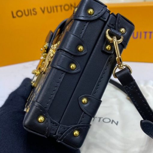 Louis Vuitton Petite Malle Monogram Metal Bag M57817 - Image 9