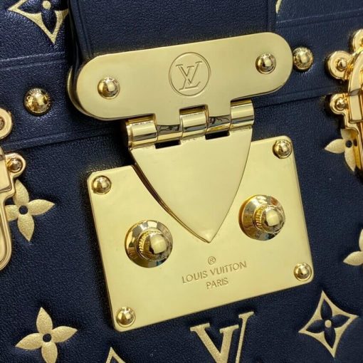 Louis Vuitton Petite Malle Monogram Metal Bag M57817 - Image 10