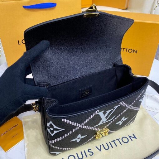 Louis Vuitton Pochette Metis M46018 M46028 Black - Image 13
