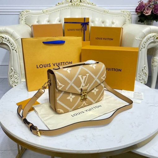 Louis Vuitton Pochette Metis M46018 M46028 Apricot - Image 5